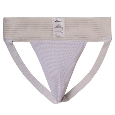 Champion Sports Champion Sports 10LG Mens Athletic Supporter; White - Large 10LG
